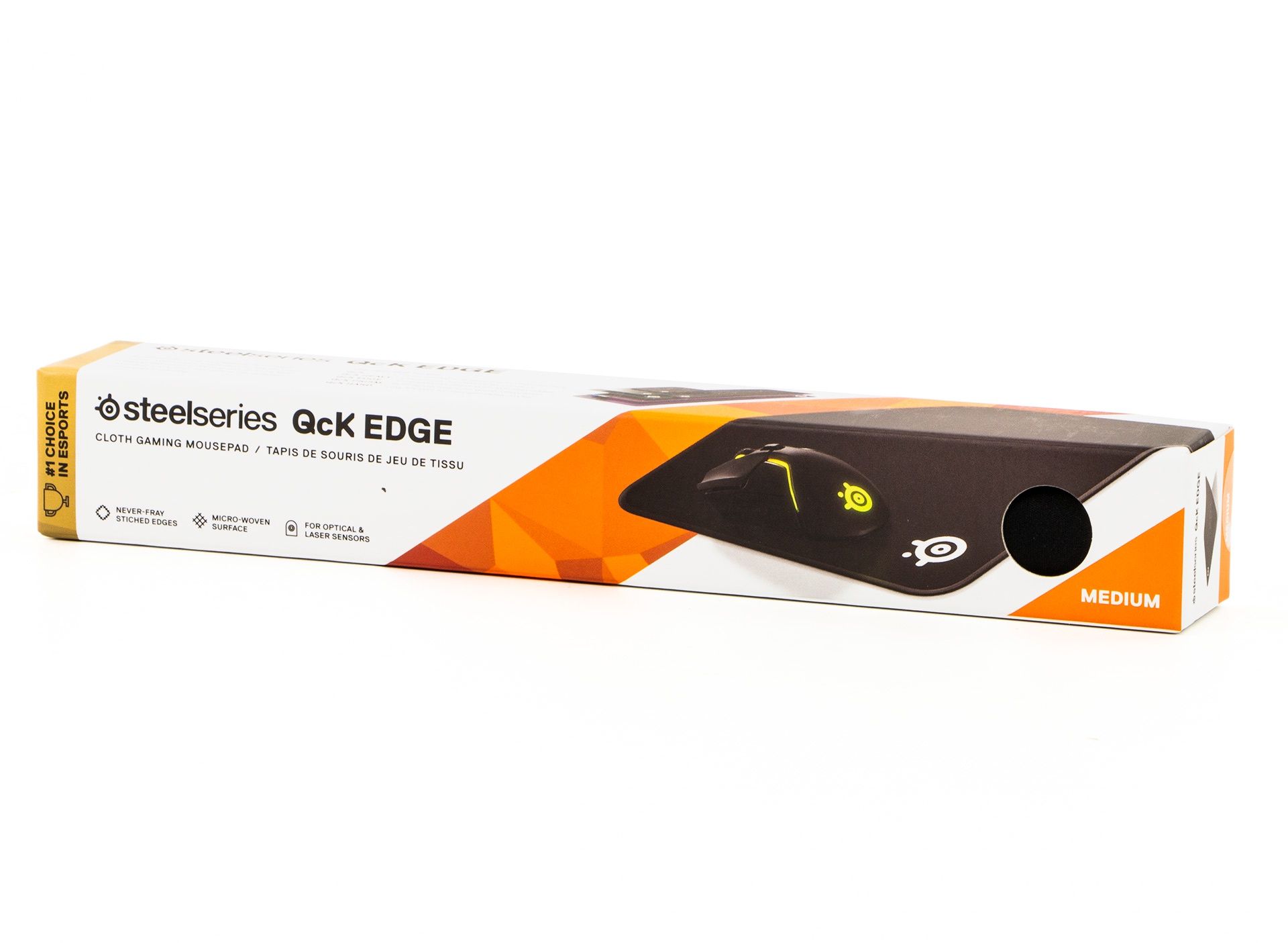 SteelSeries Rival 5 - podkładka QcK EDGE w pudełku