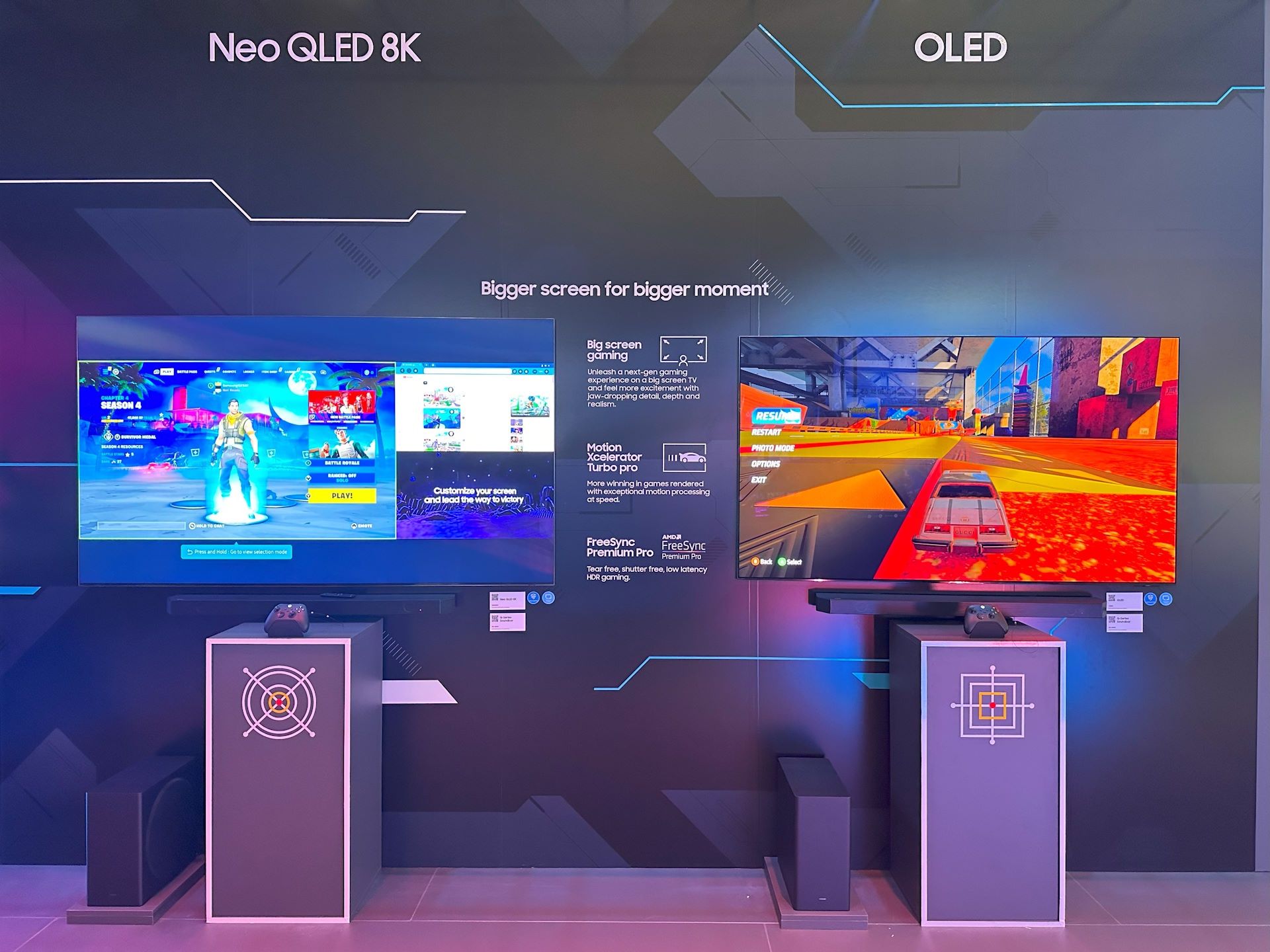 Samsung IFA 2023 - oled vs miniled