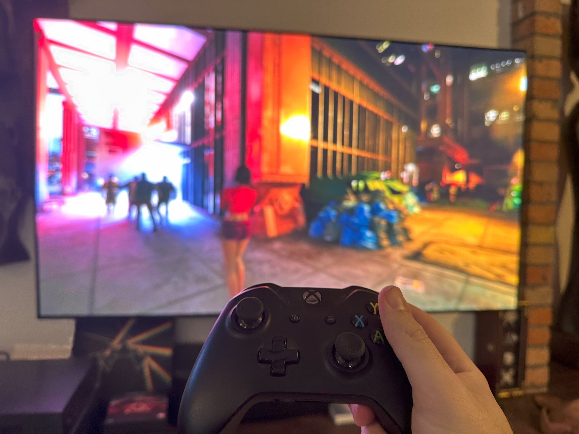 Samsung OLED S95C i granie na TV bez konsoli