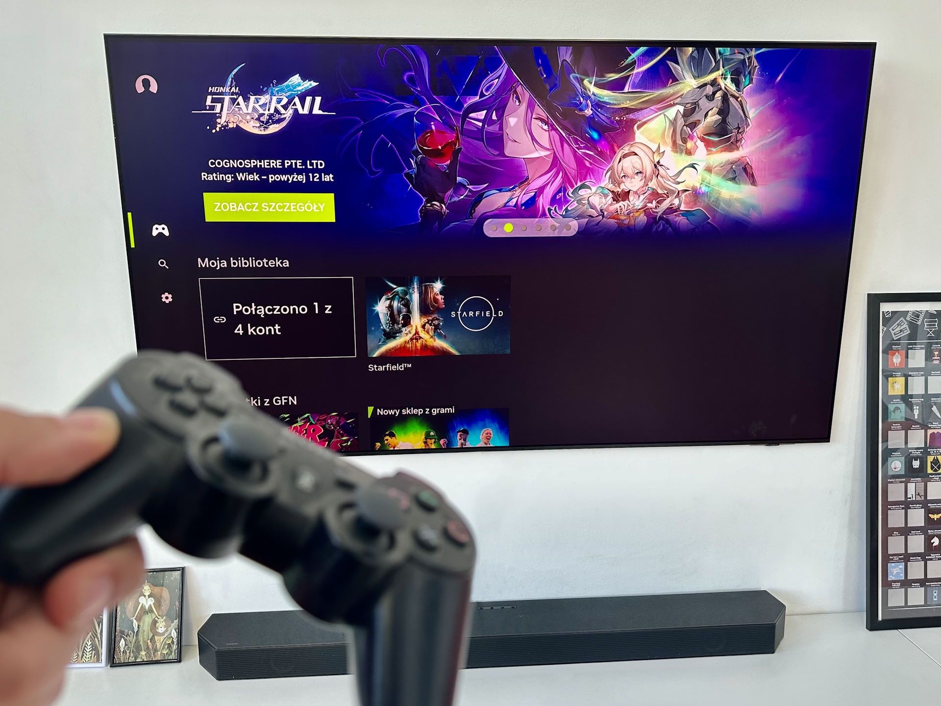 Samsung OLED S95D - NVIDIA GeForce Now