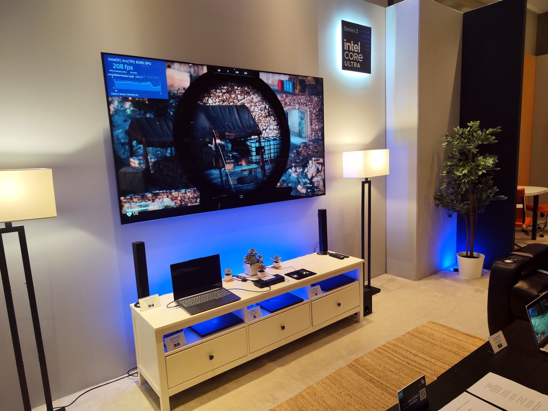 Battlefield 6 działający na zintegrowanej grafice Intel Arc B390