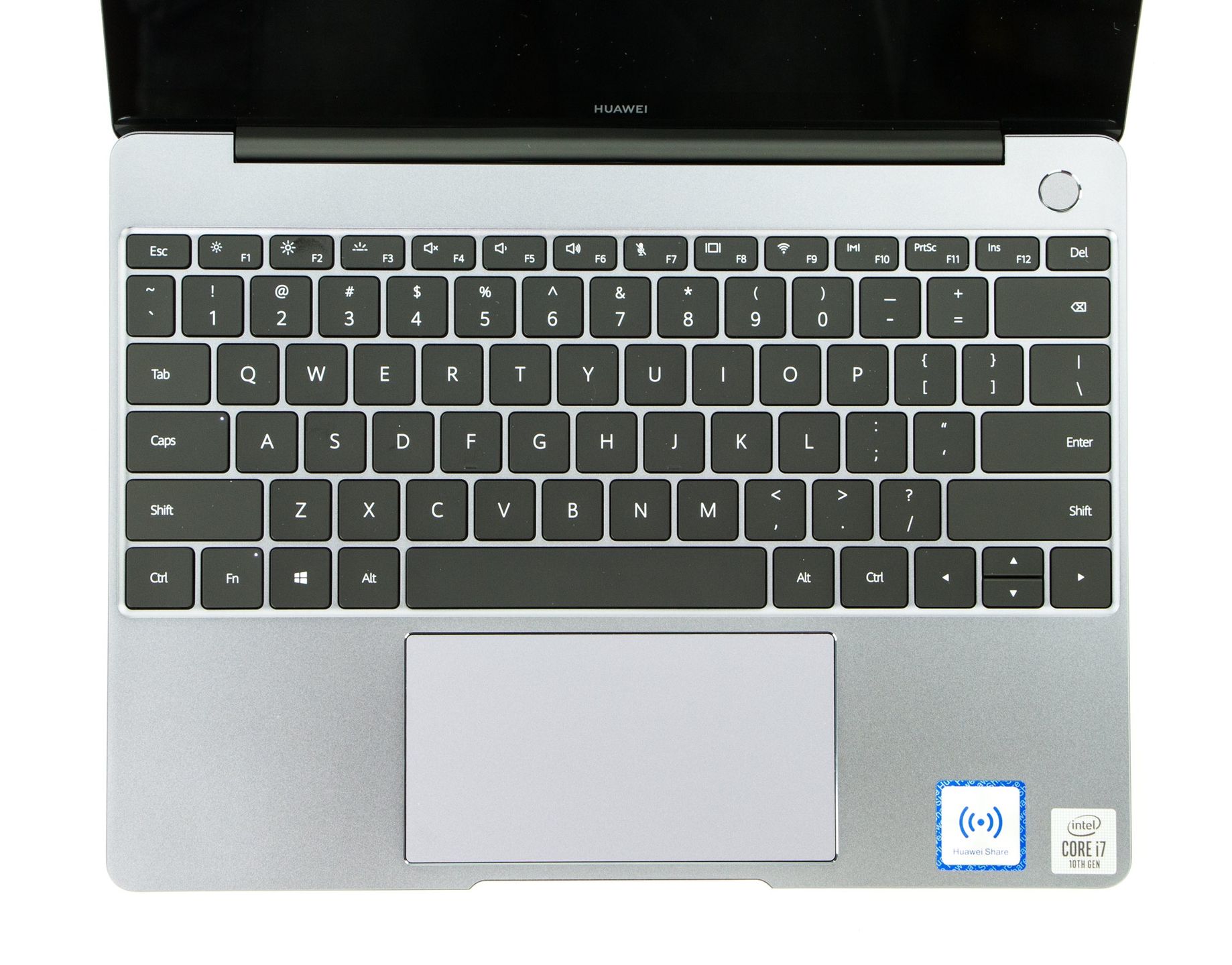 Huawei MateBook 13 2020 - klawiatura i touchpad