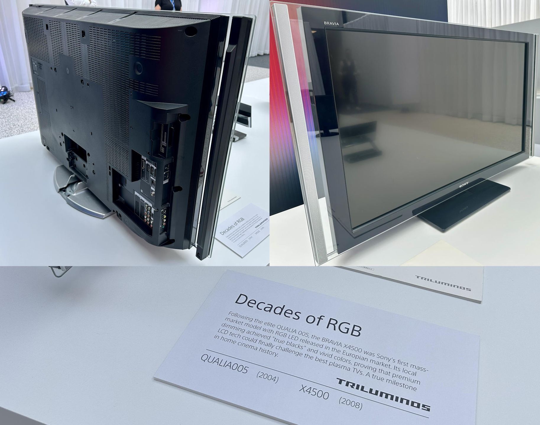 Sony True RGB - premiera w Londynie - historia RGB LED
