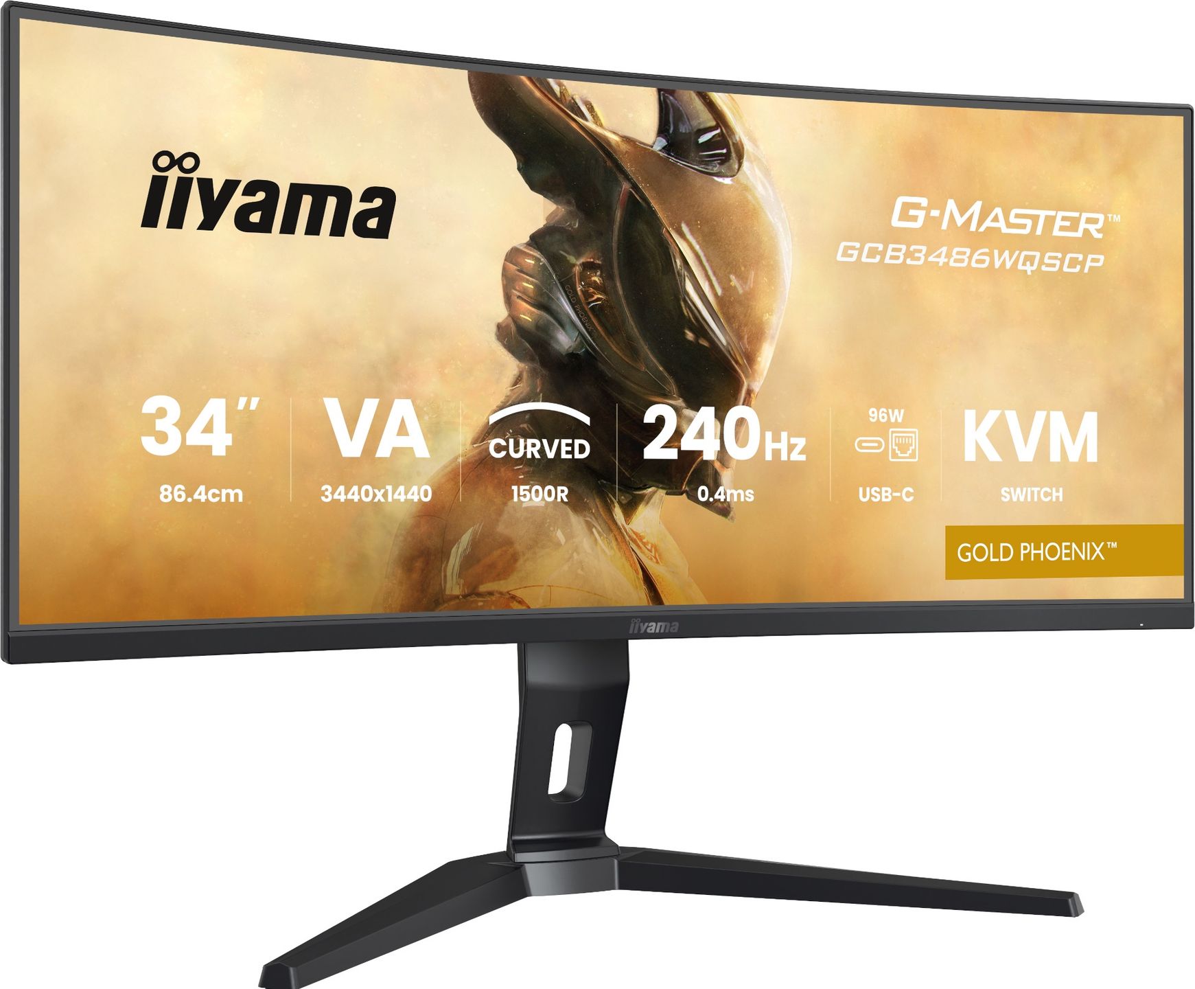 iiyama G-Master GCB3486WQSCP-B1 Gold Phoenix