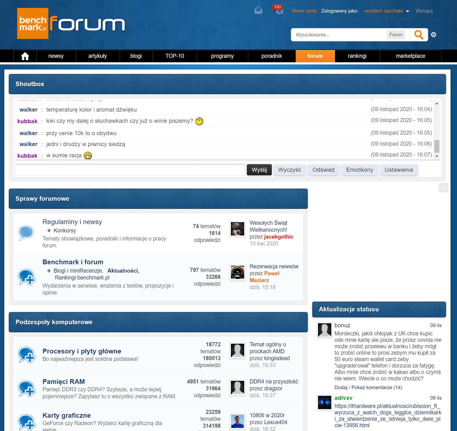 Stare forum Benchmark.pl
