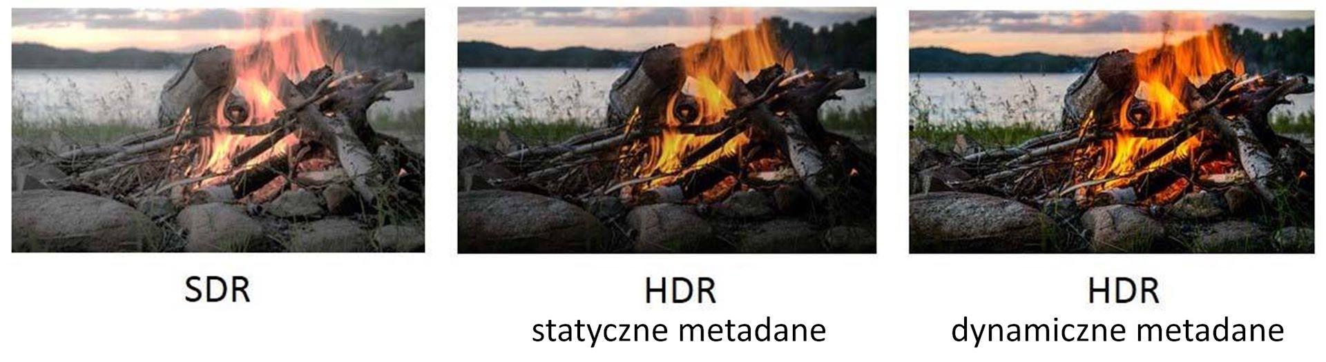 SDR vs Static HDR vs Dynamic HDR
