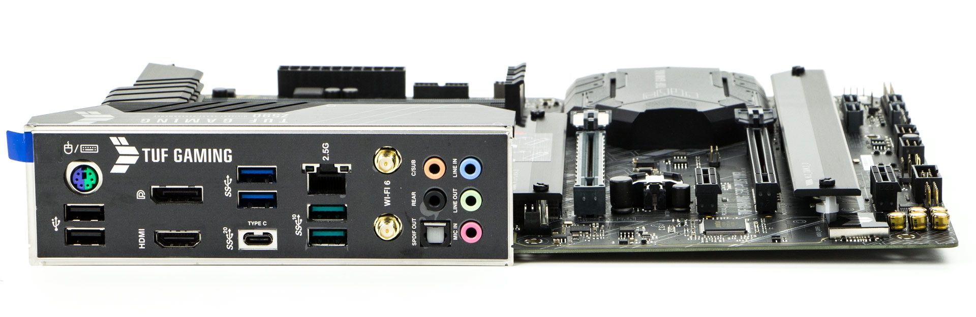 Płyta główna ASUS TUF Gaming Z590-Plus Wi-Fi - tylny panel