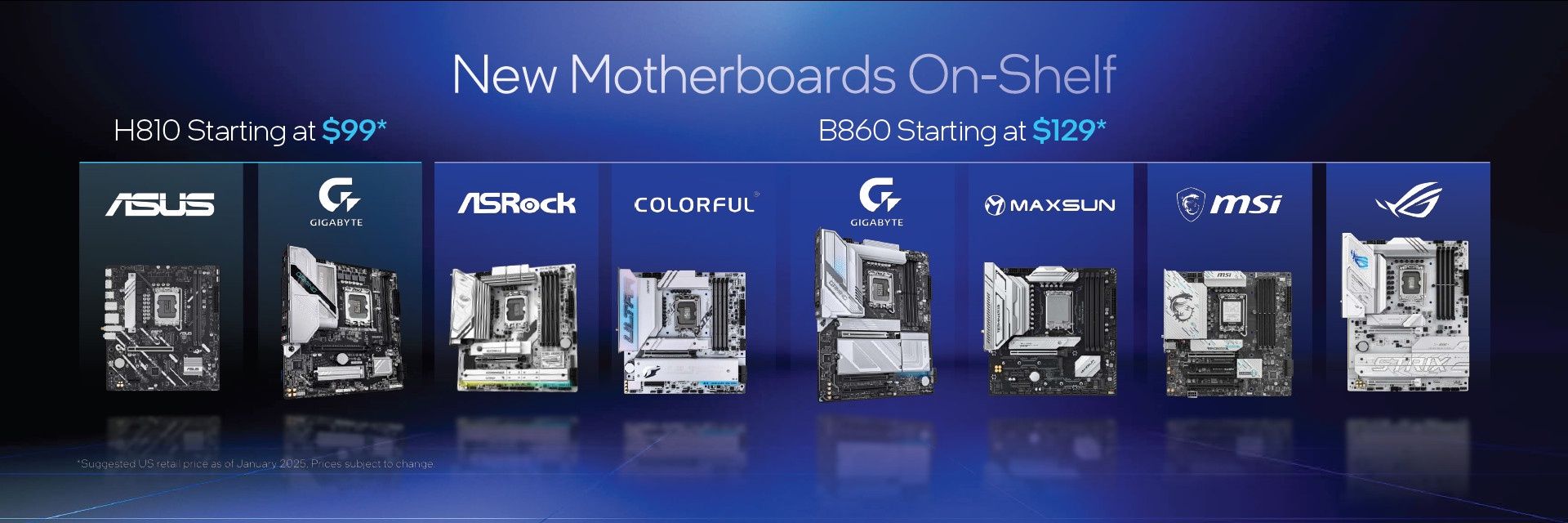 Płyty główne Intel H810 i B860