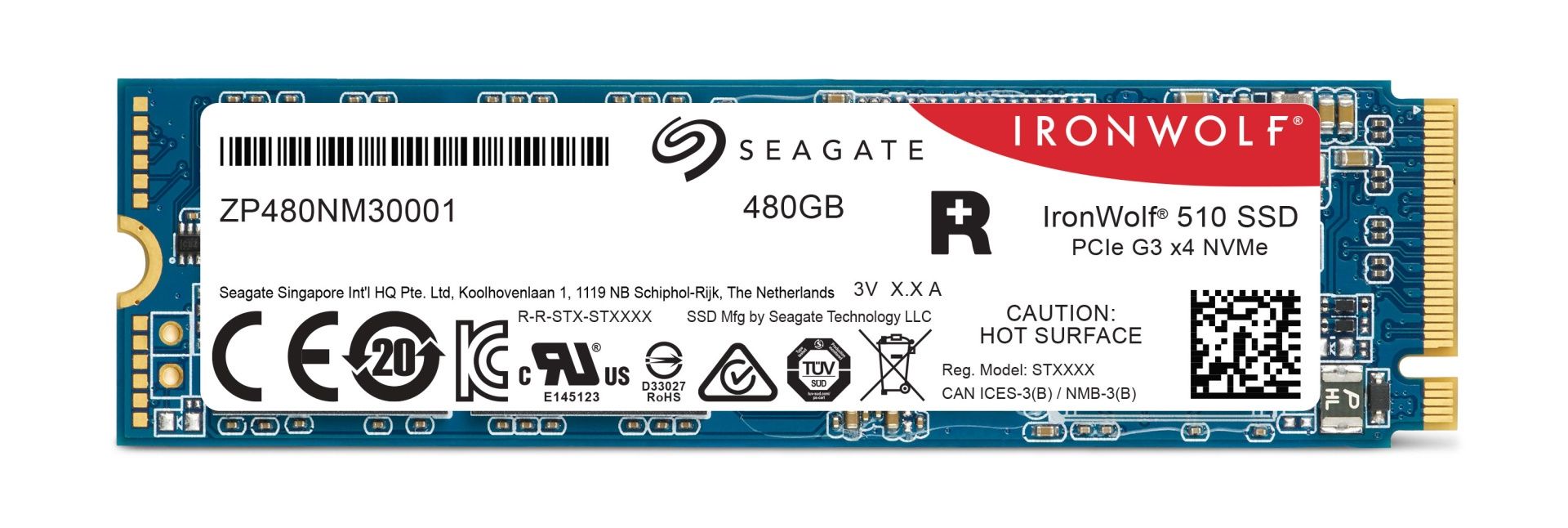 Seagate IronWolf 510 - zddjęcie od góry