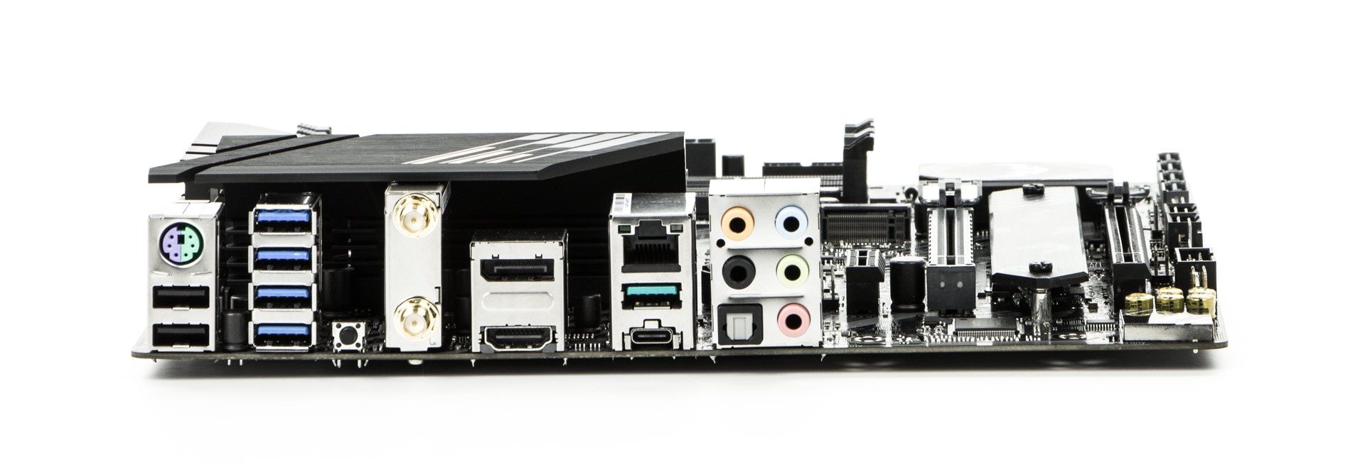 ASUS TUF Gaming B550M-Plus (Wi-Fi) - tylny panel