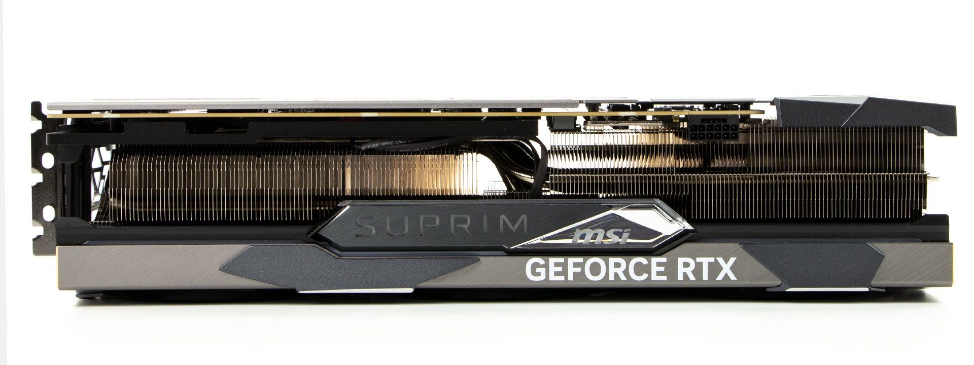 MSI GeForce RTX 4080 Suprim X - od spodu