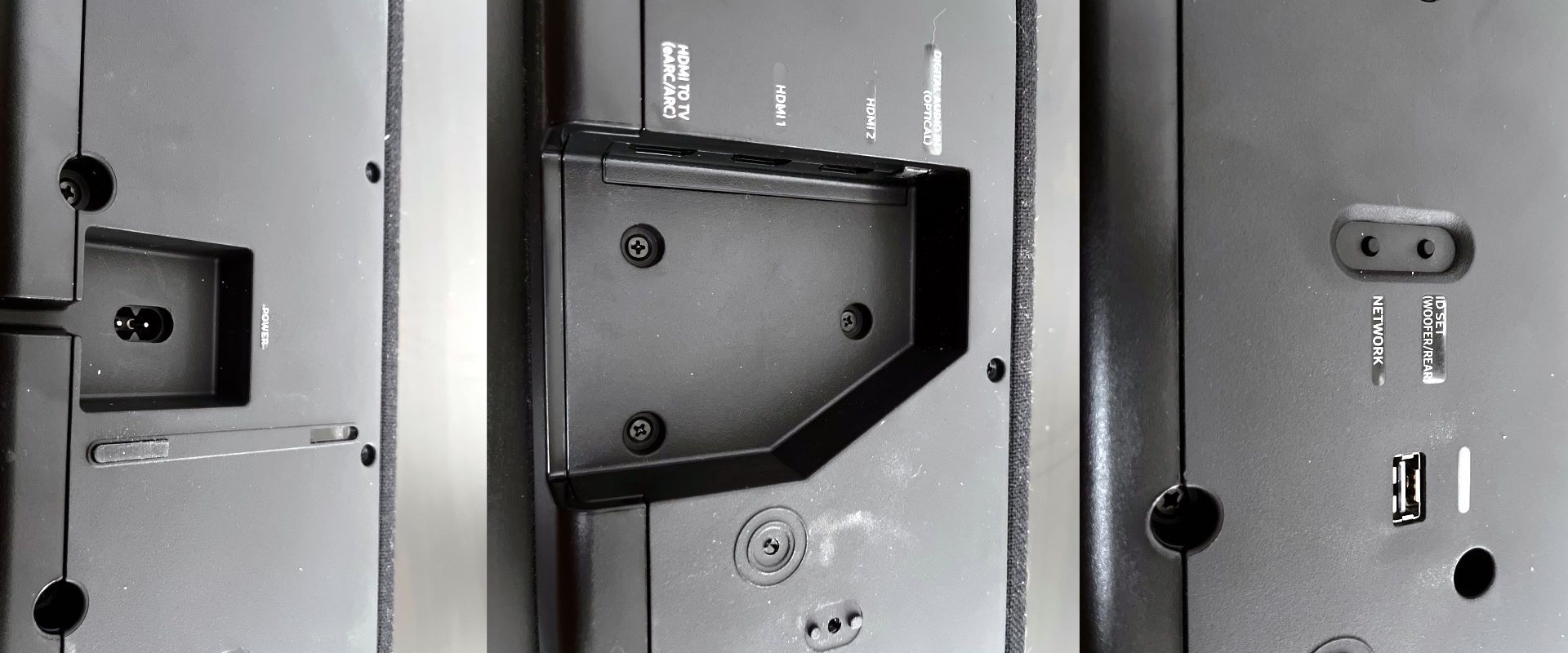 Samsung Q950A - złącza