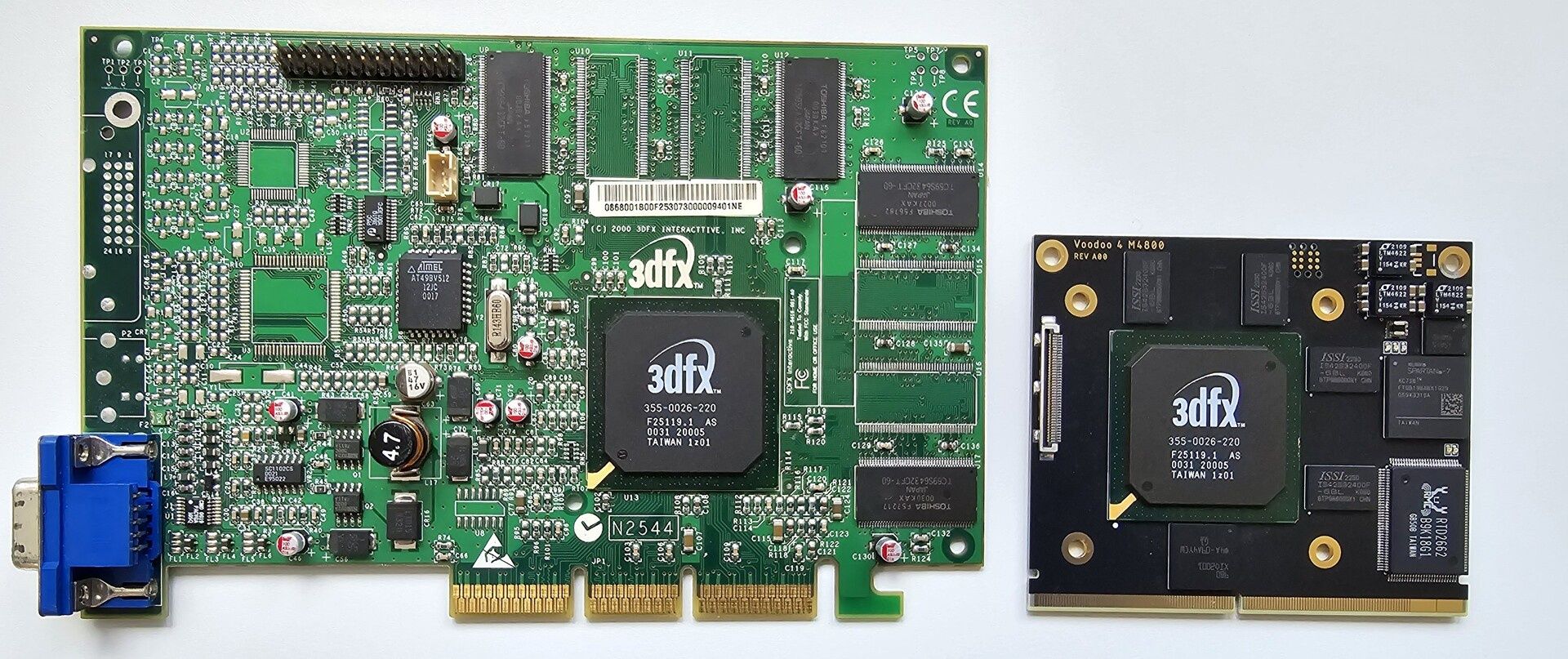 3Dfm Voodoo 4 4800 AGP i wersja MXM