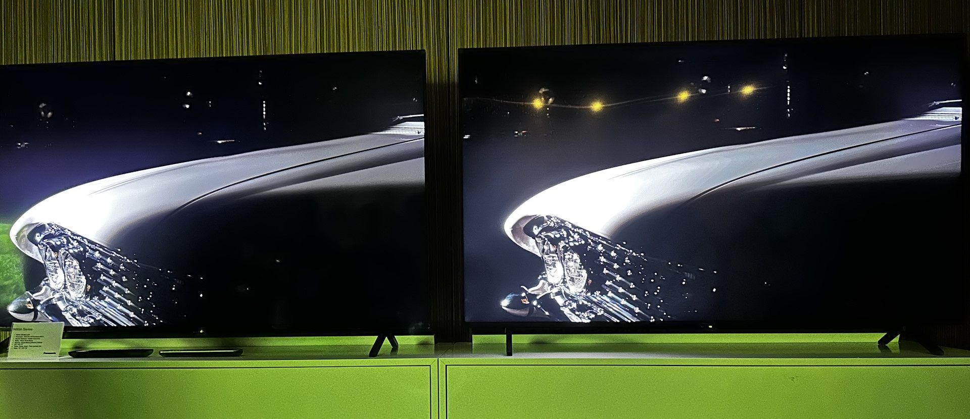 Panasonic - poprawa gradientu w telewizora 2024 - realne ujęcie