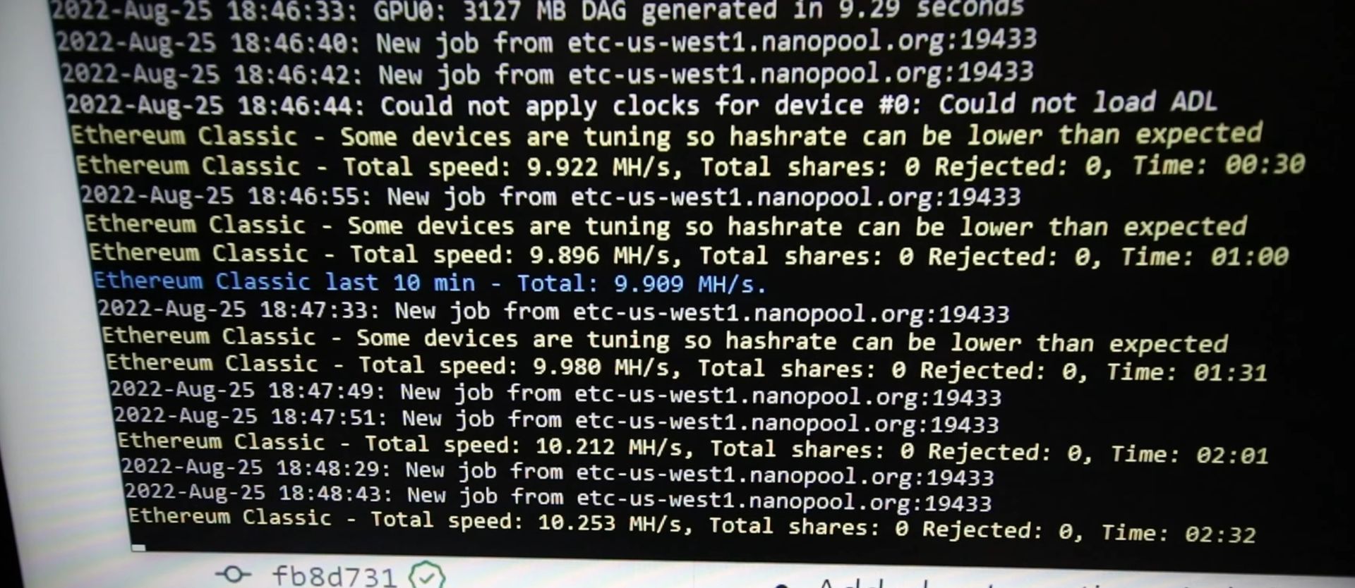 Intel Arc A380 - wydajność w Ethereum