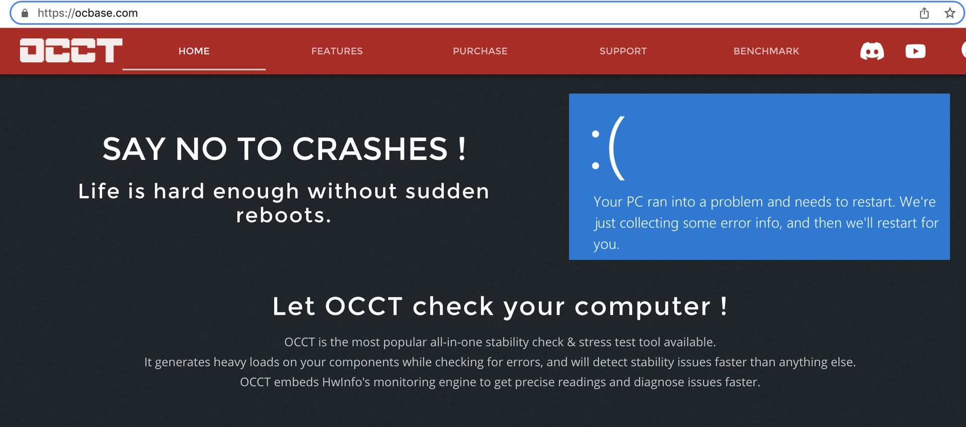 OCCT - prawdziwa strona