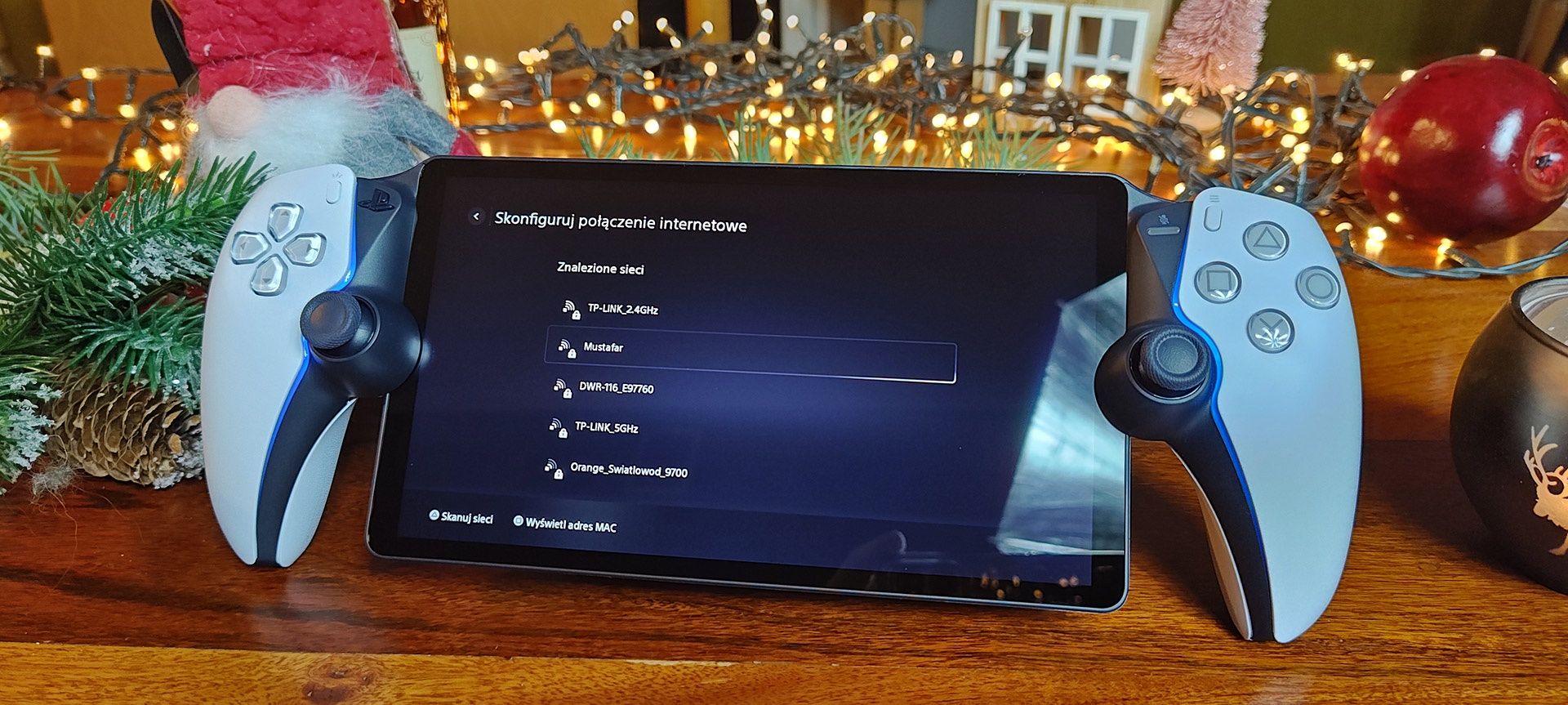 PlayStation Portal - wybór sieci