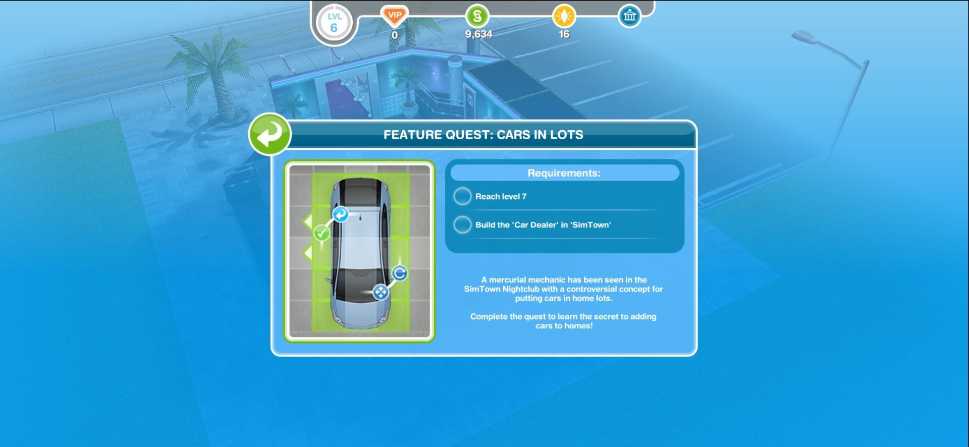 The Sims 5 - samochody w The Sims Mobile
