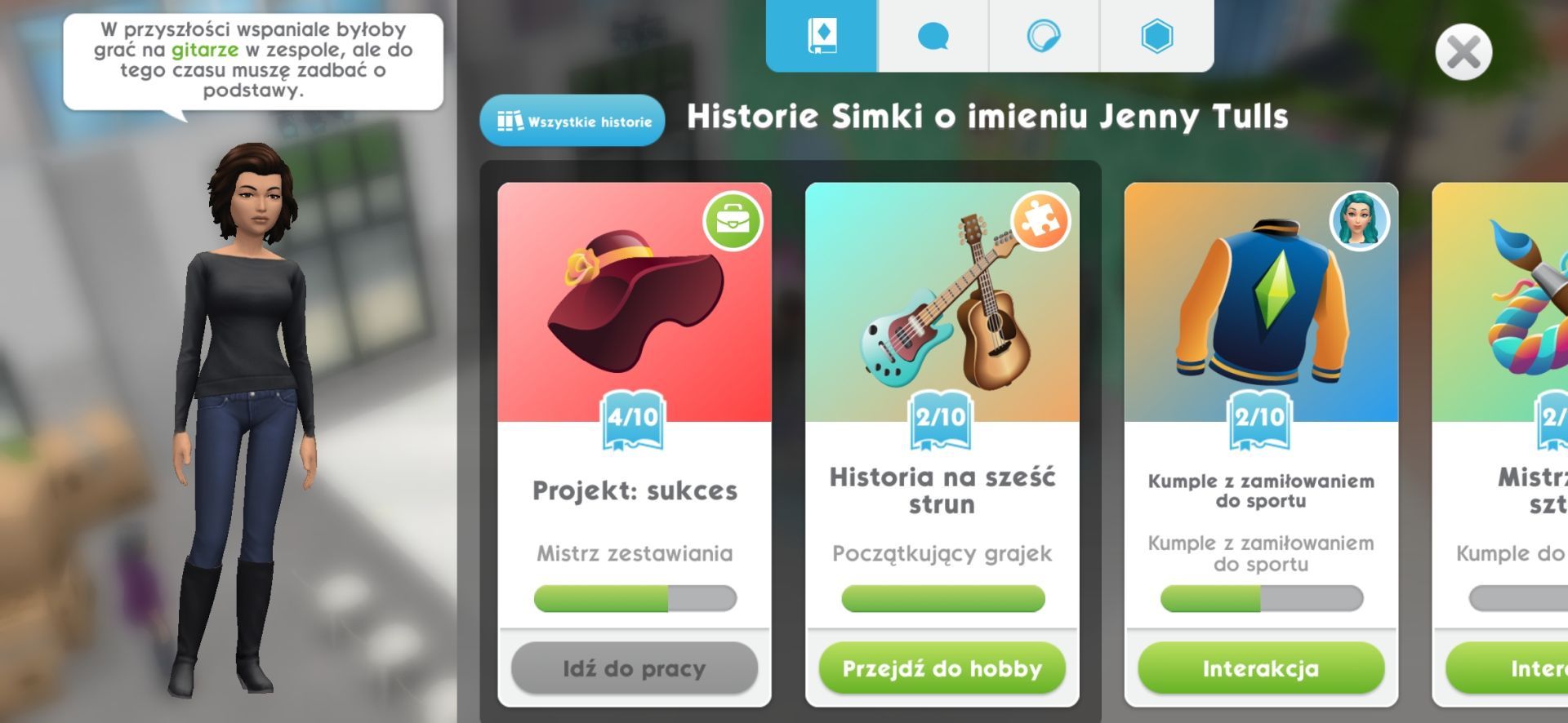 The Sims 5 - historie z The Sims Mobile