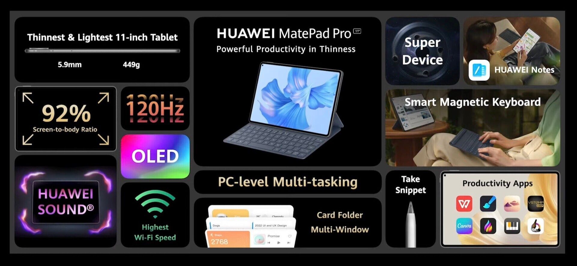 Huawei MatePad Pro 11 - specyfikacja