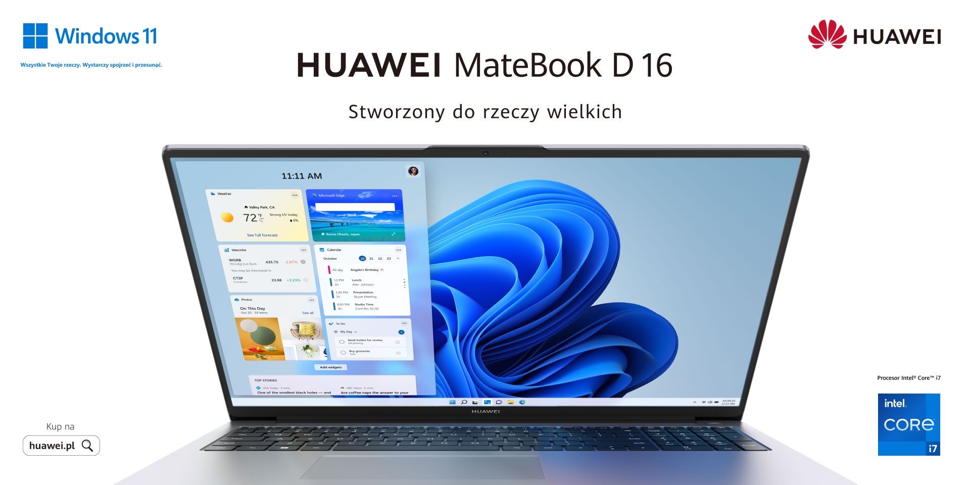 Huawei MateBook D16 - baner