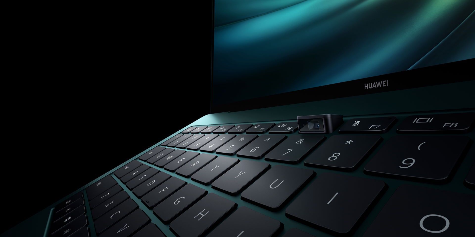 Huawei Matebook X PRO - pełnowymiarowa klawiatura z ukrytą kamerą
