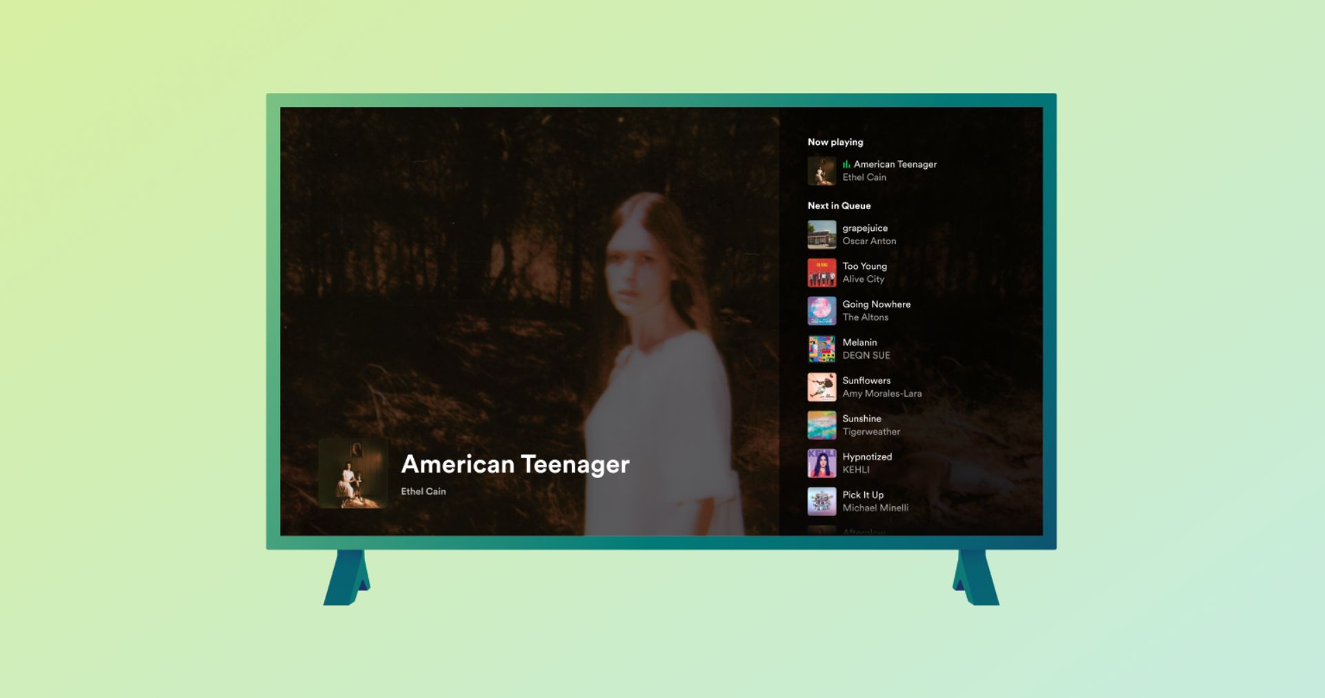 Spotify - nowa wersja na TV