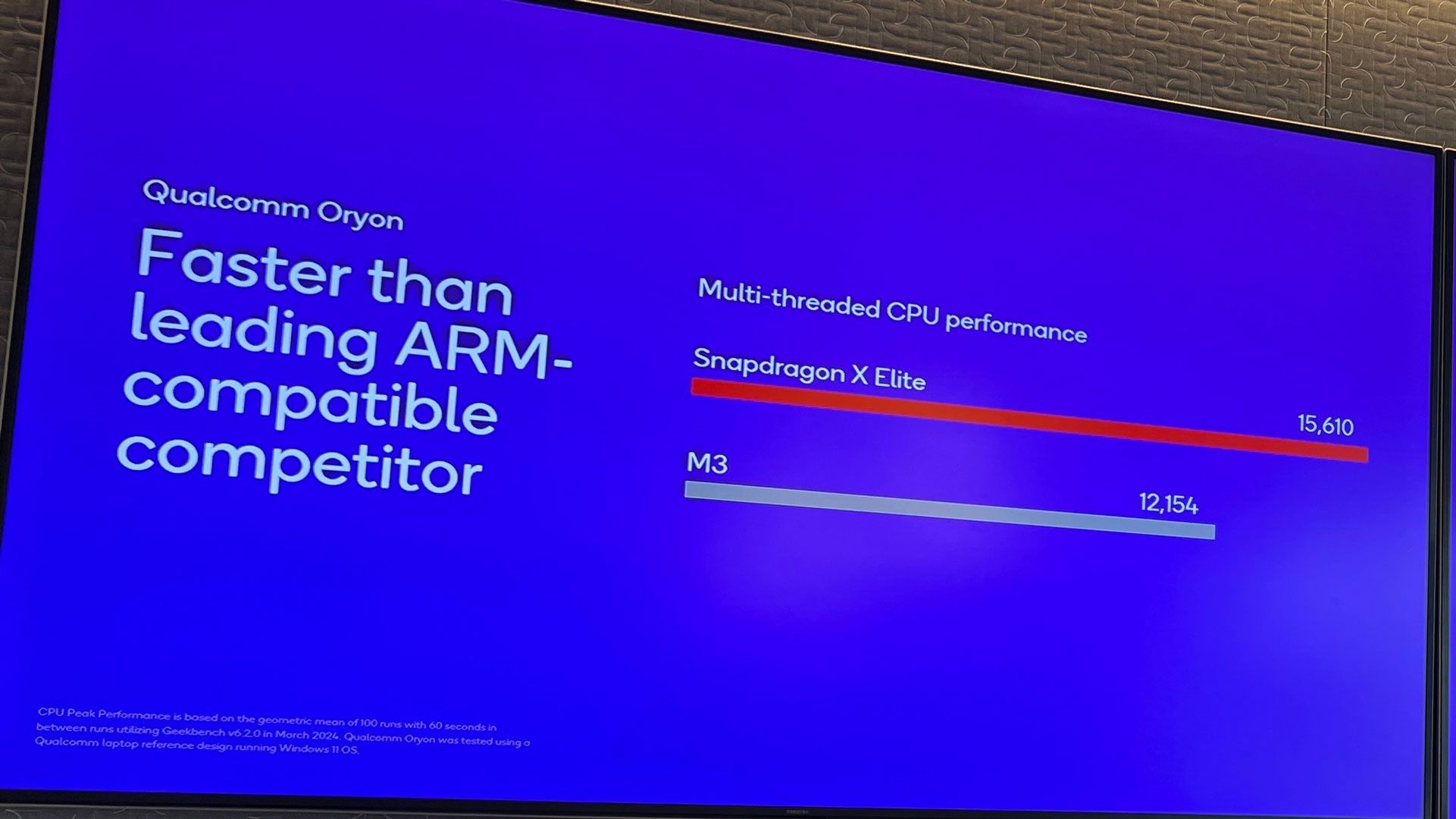Snapdragon Elite X - wydajność
