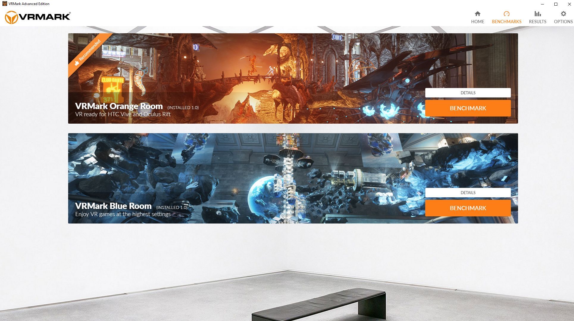 VRMark - screen