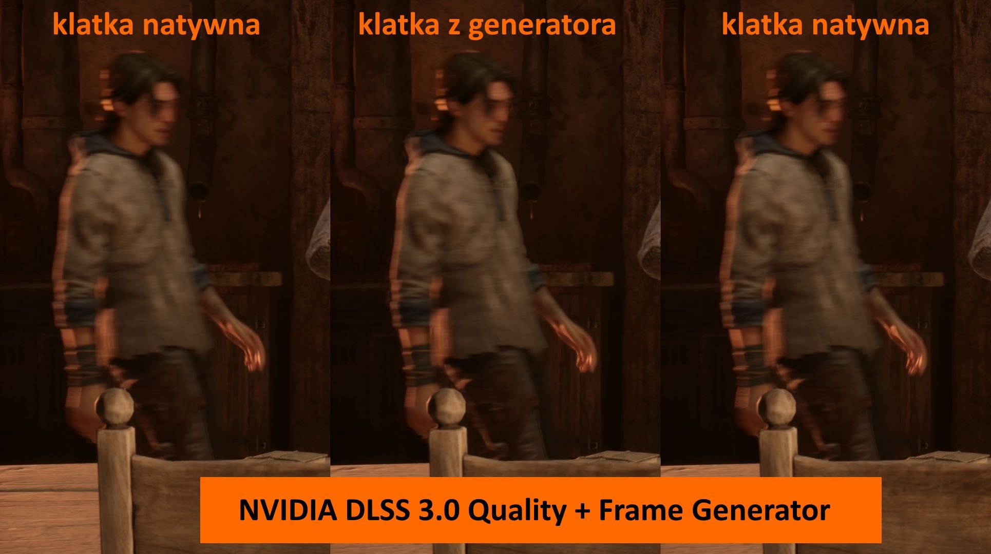 DLSS 3.0 Frame Generation - porównanie nr 3