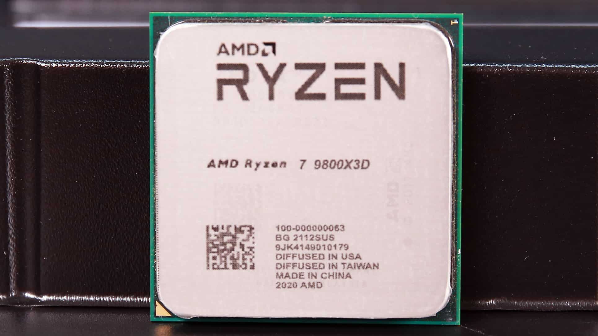 AMD Ryzen 7 9800X3D - podrobiony procesor
