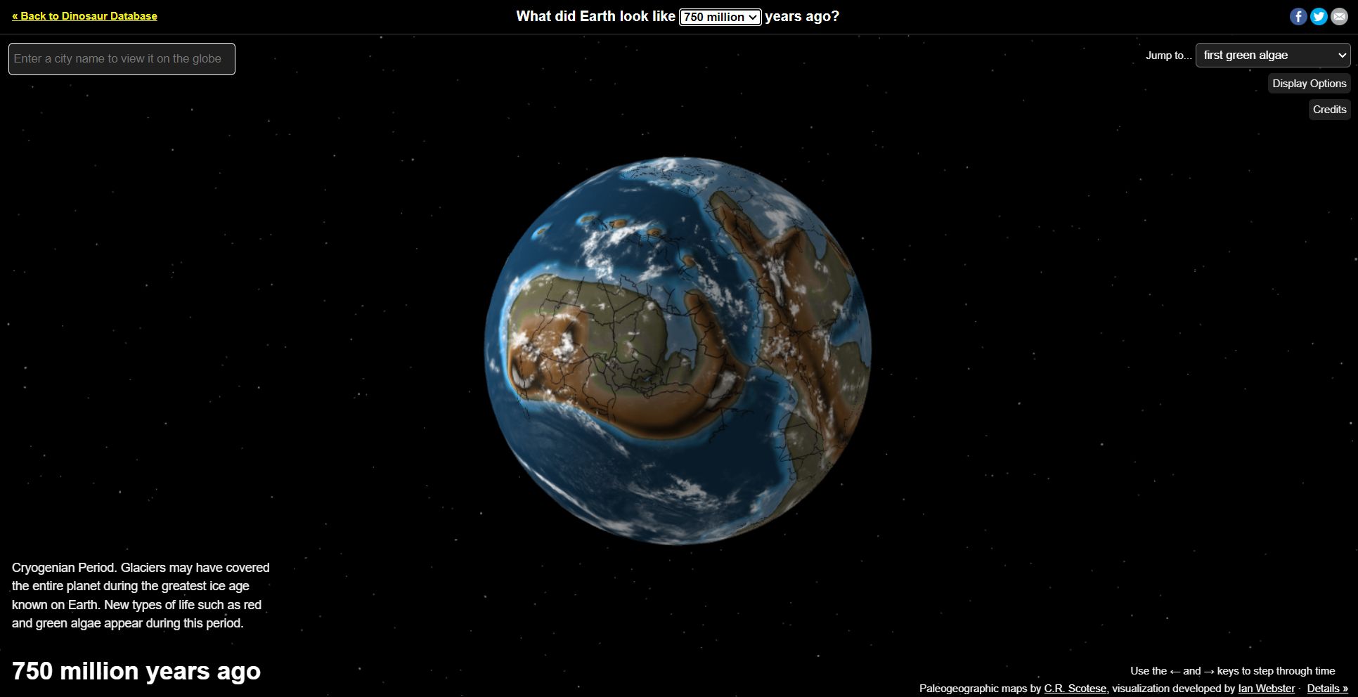 Mapa świata: Ancient Earth