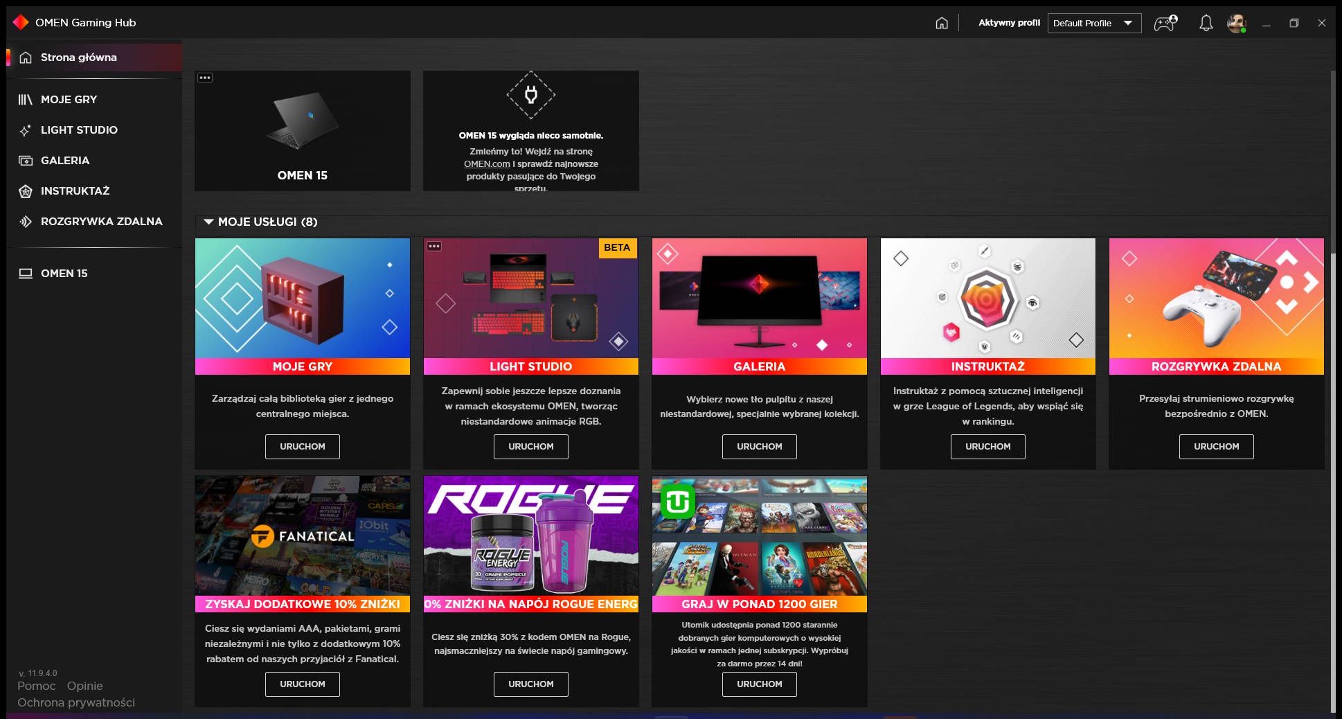 OMEN Gaming Hub