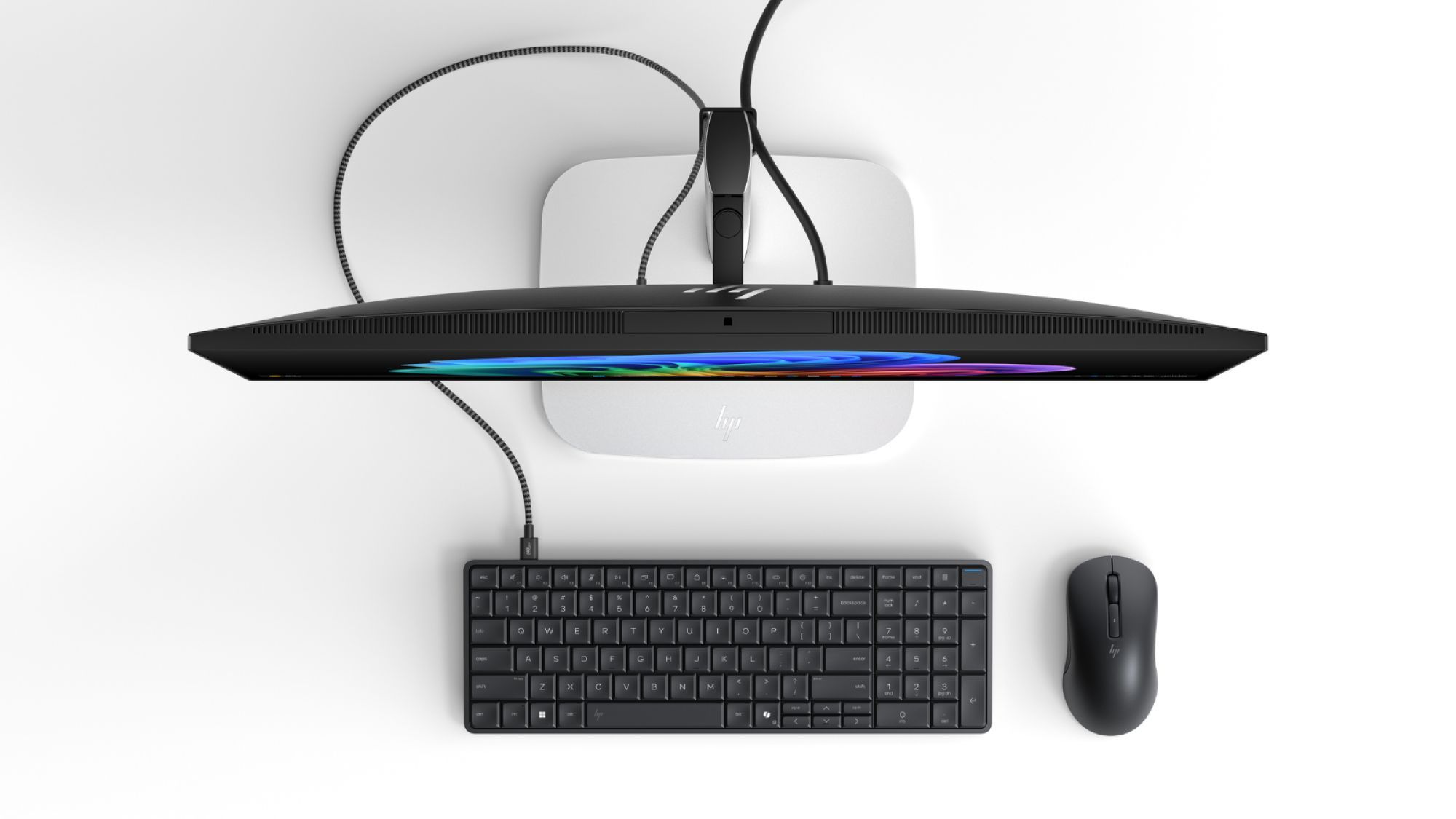HP Eliteboard G1a - klawiatura z komputerem na biurku