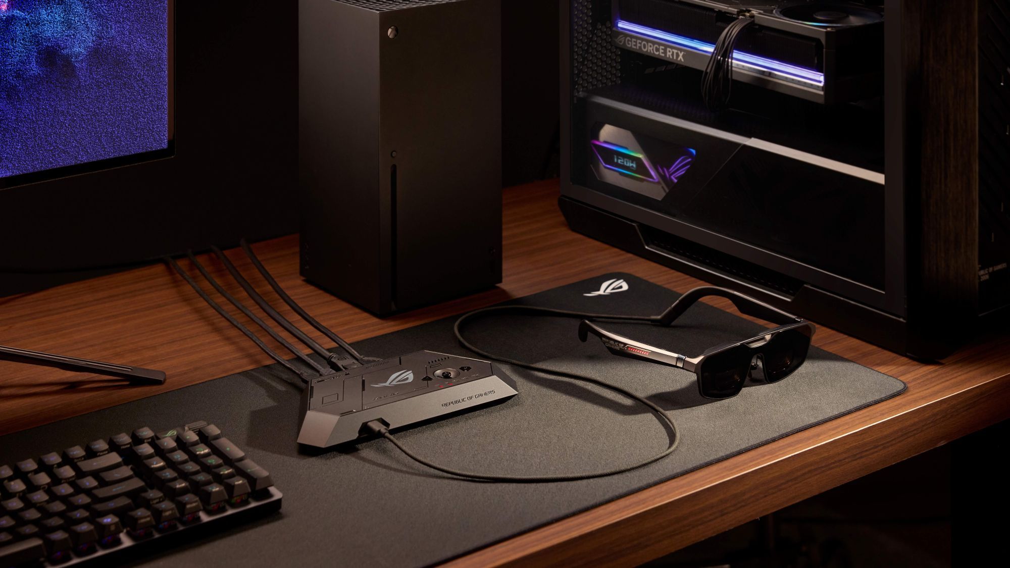 Okulary ASUS ROG XREAL R1 zaoferują własny dok
