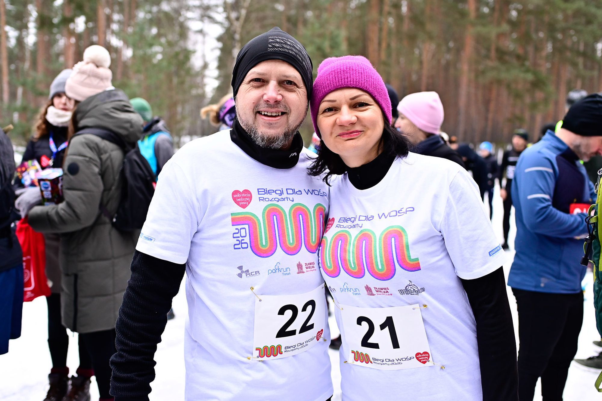 WOŚP w Złejwsi Wielkiej - bieg w Rozgartach