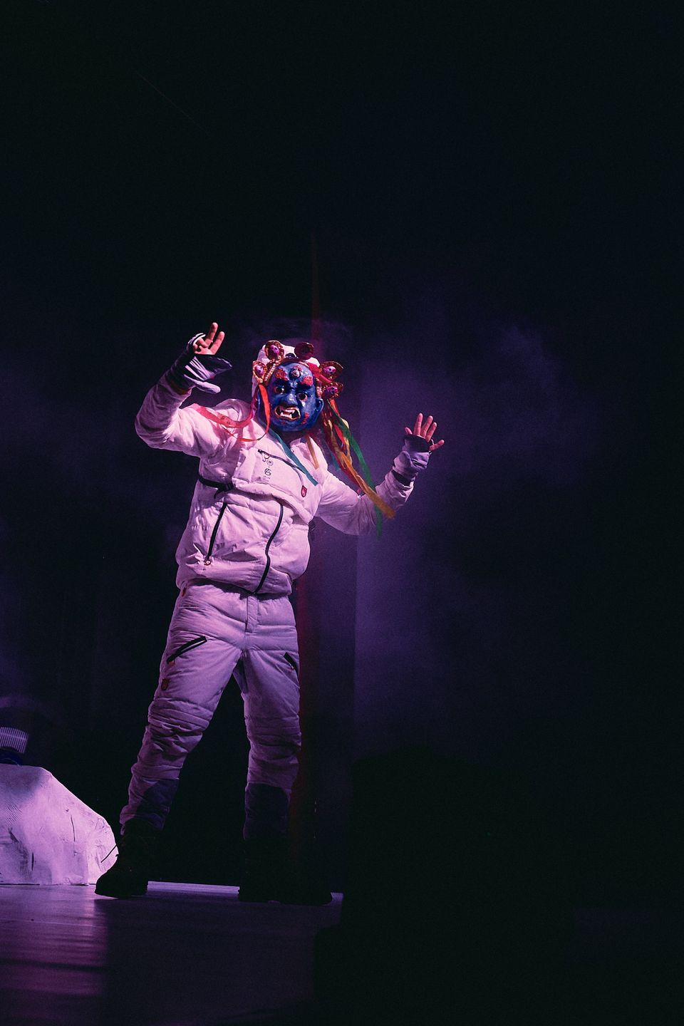 Krystian Durman na scenie Teatru Baj Pomorski