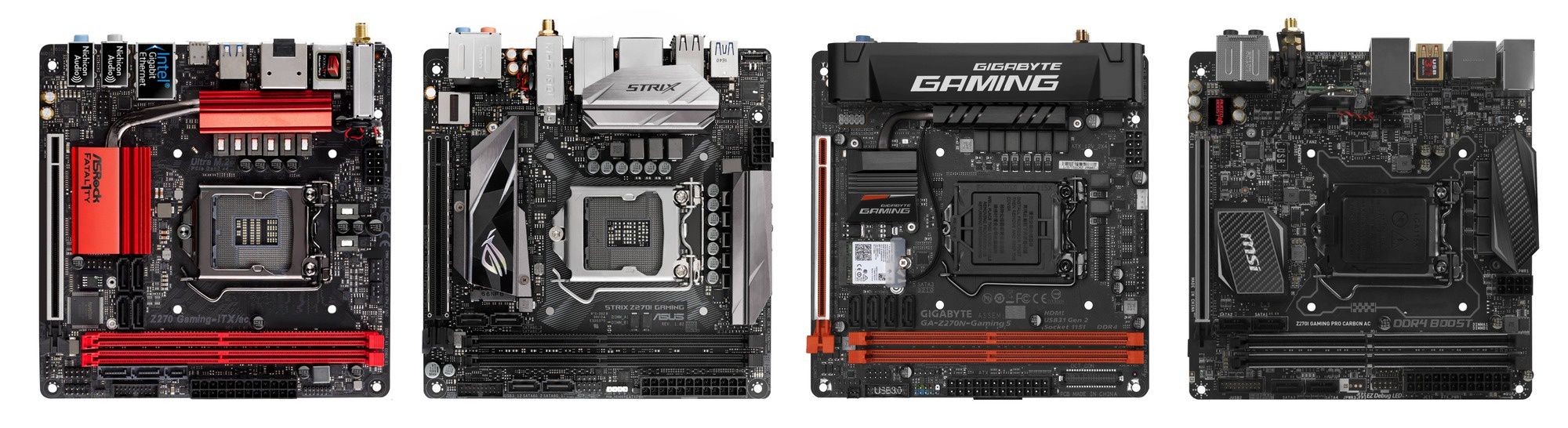 ASRock, ASUS, Gigabyte i MSI - płyty główne Z270 mini-ITX