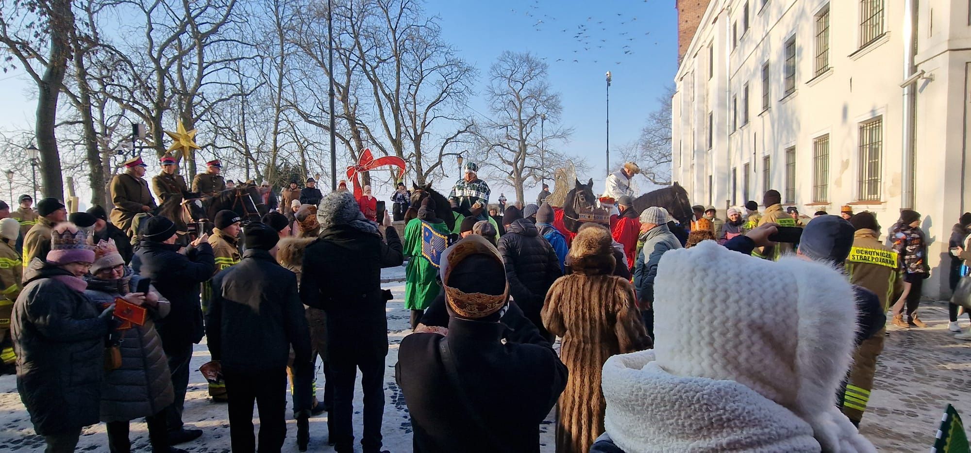 Przemarsz Orszaku Trzech Króli w Płocku.