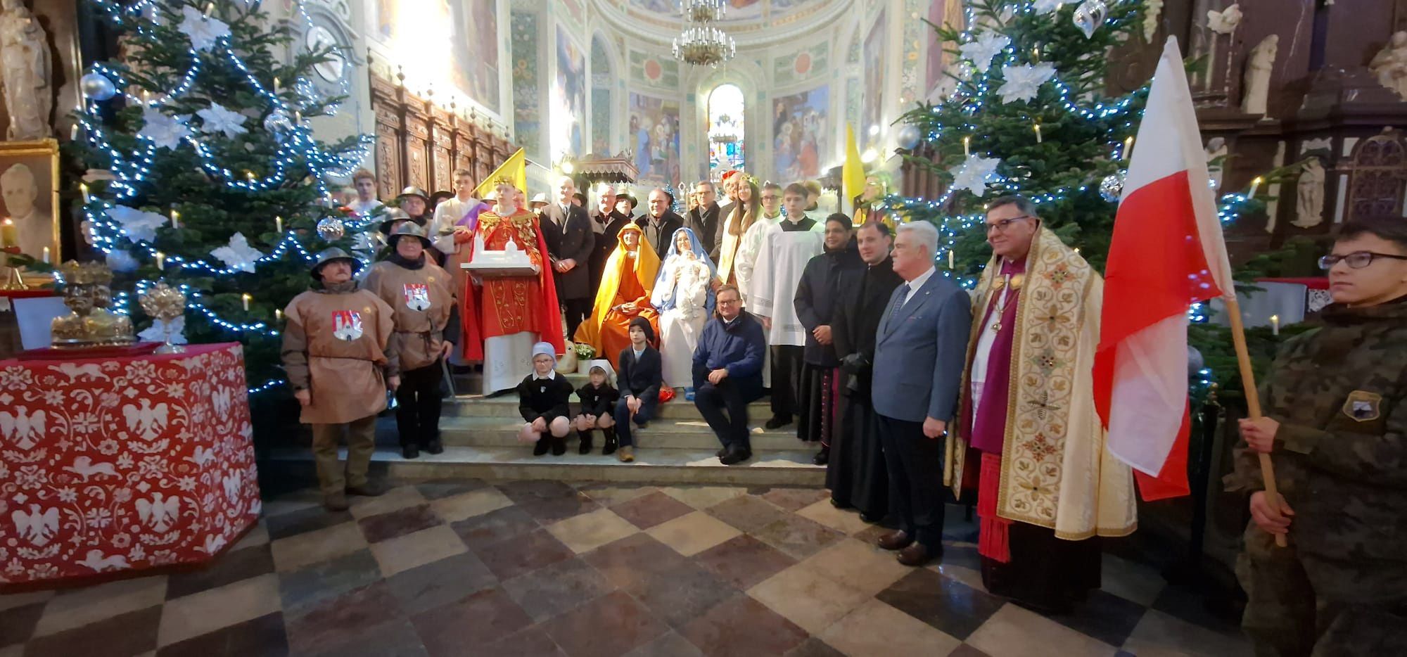 Przemarsz Orszaku Trzech Króli w Płocku.