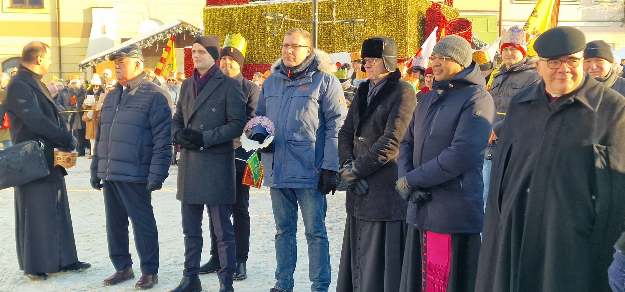 Przemarsz Orszaku Trzech Króli w Płocku.