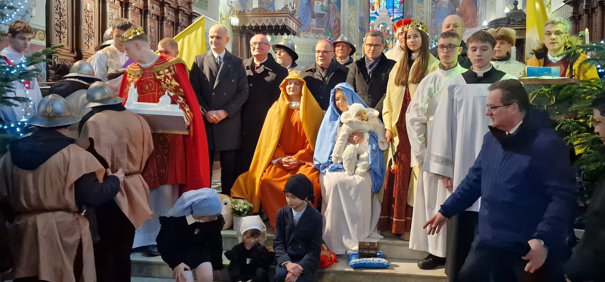 Przemarsz Orszaku Trzech Króli w Płocku.