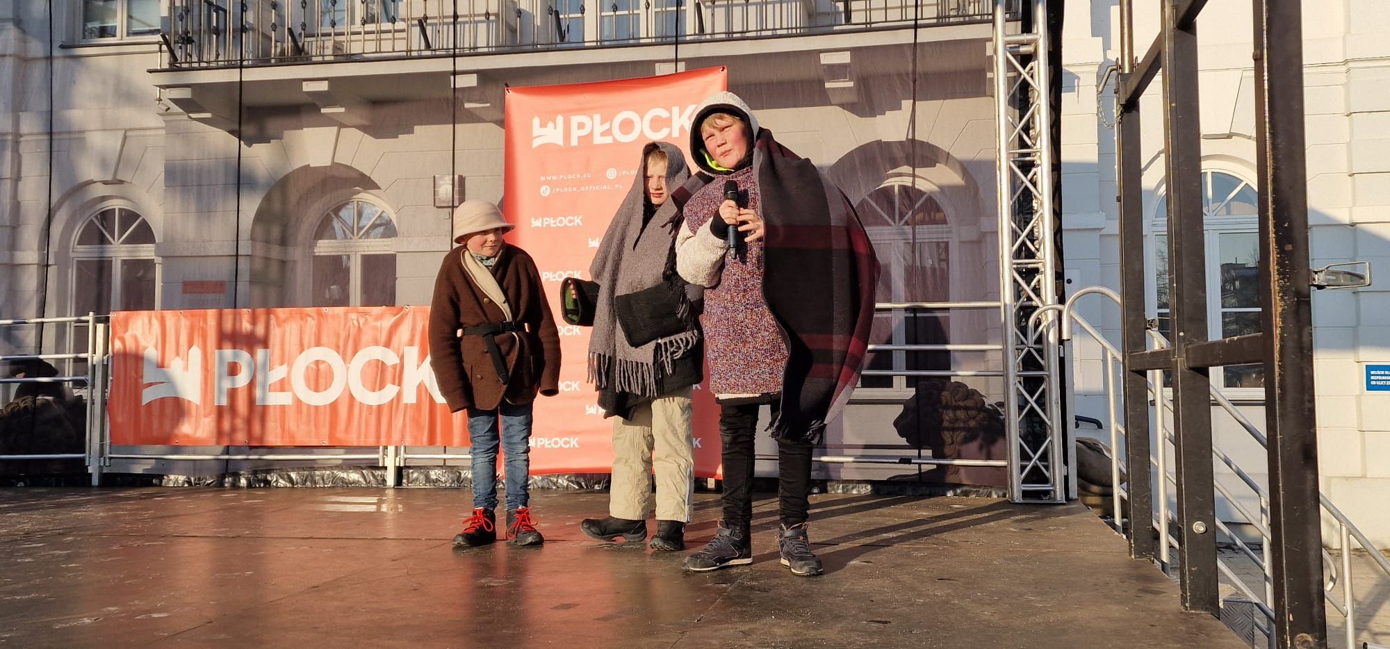 Przemarsz Orszaku Trzech Króli w Płocku.