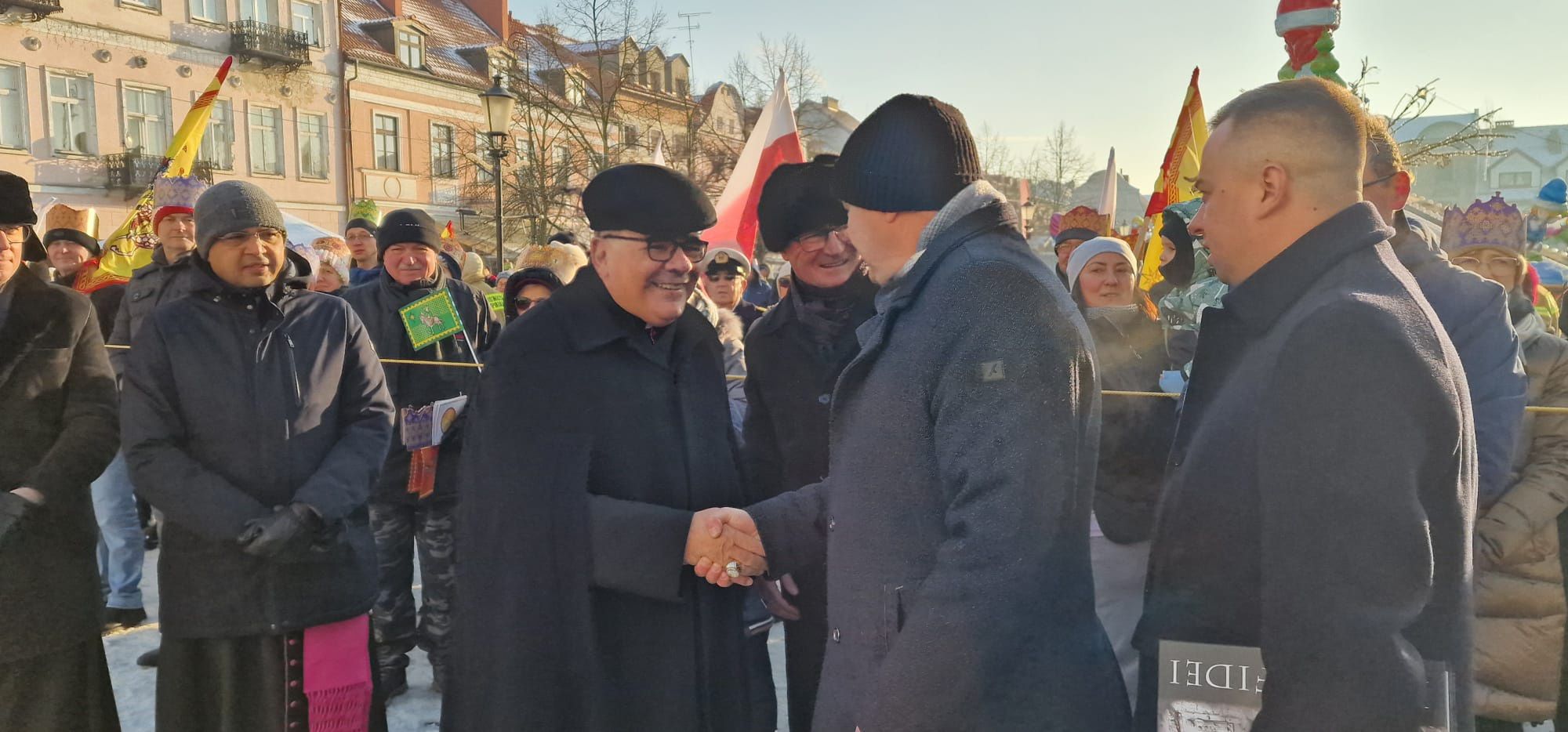 Przemarsz Orszaku Trzech Króli w Płocku.