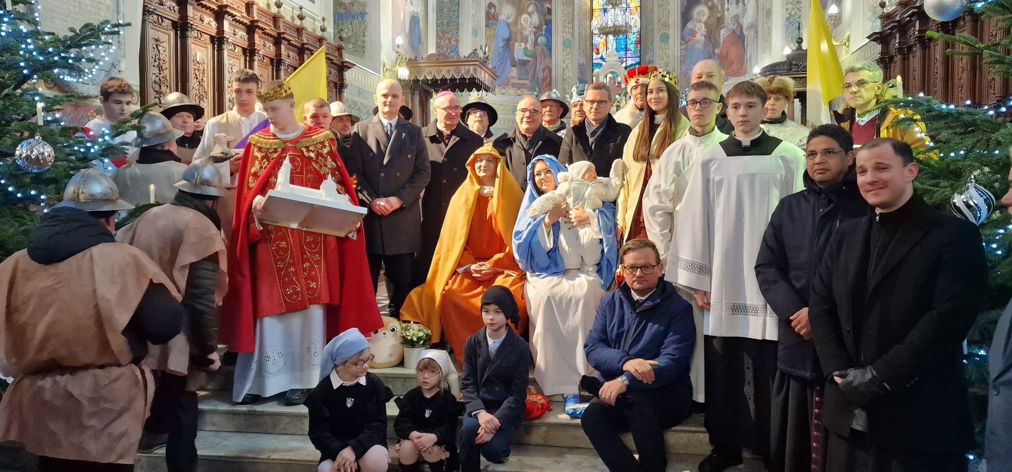 Przemarsz Orszaku Trzech Króli w Płocku.