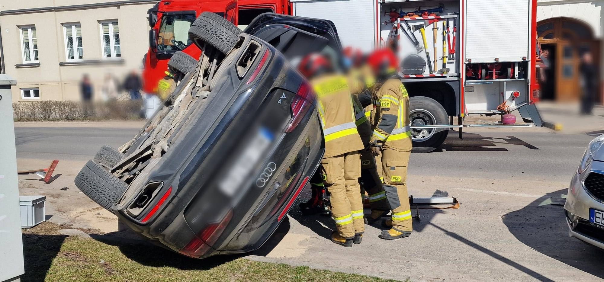 Zdarzenie na skrzyżowaniu Bielskiej i Sienkiewicza 