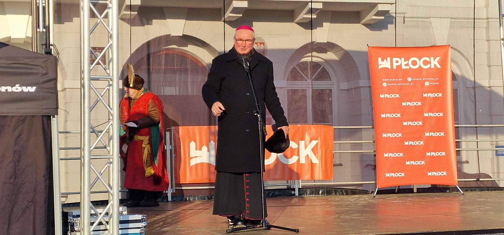 Przemarsz Orszaku Trzech Króli w Płocku.