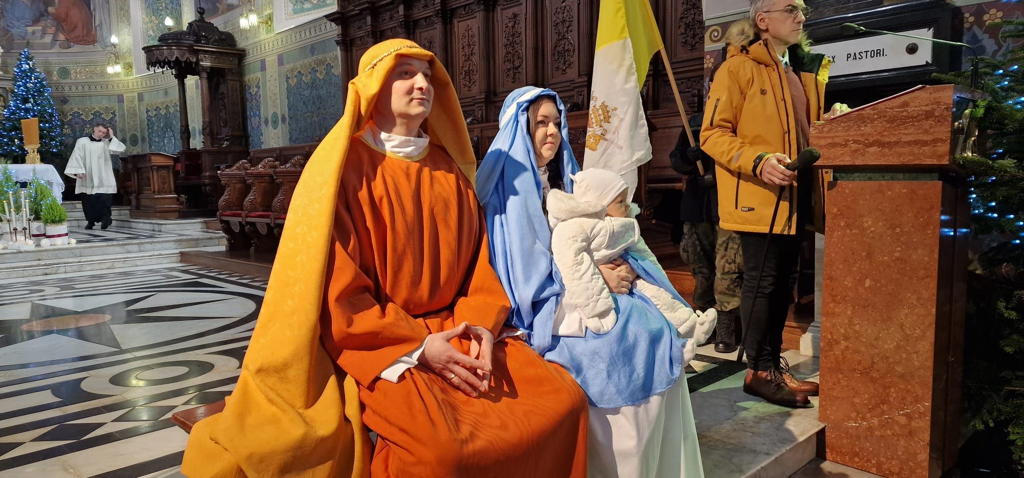 Przemarsz Orszaku Trzech Króli w Płocku.