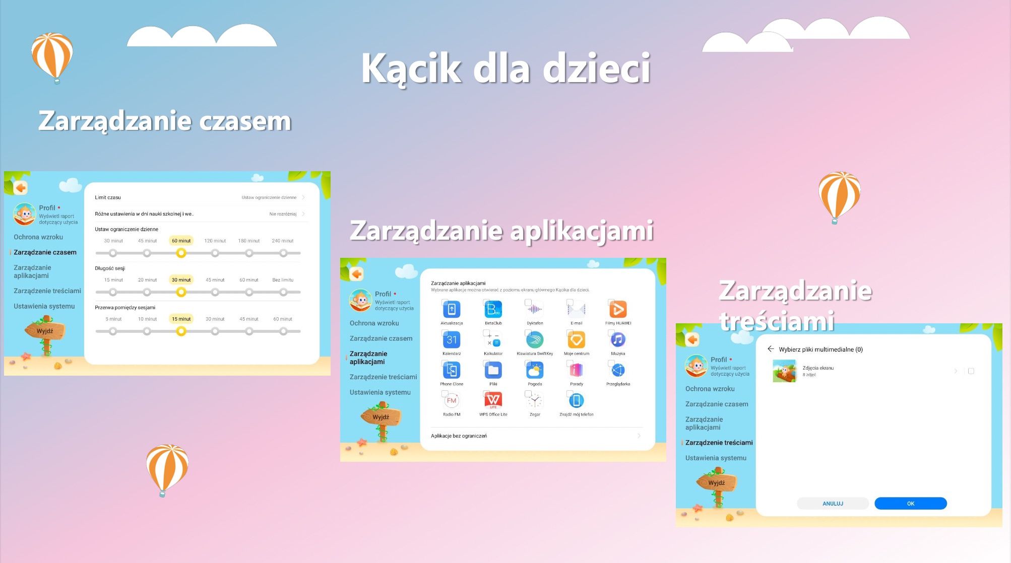 huawei t10s dla dzieci