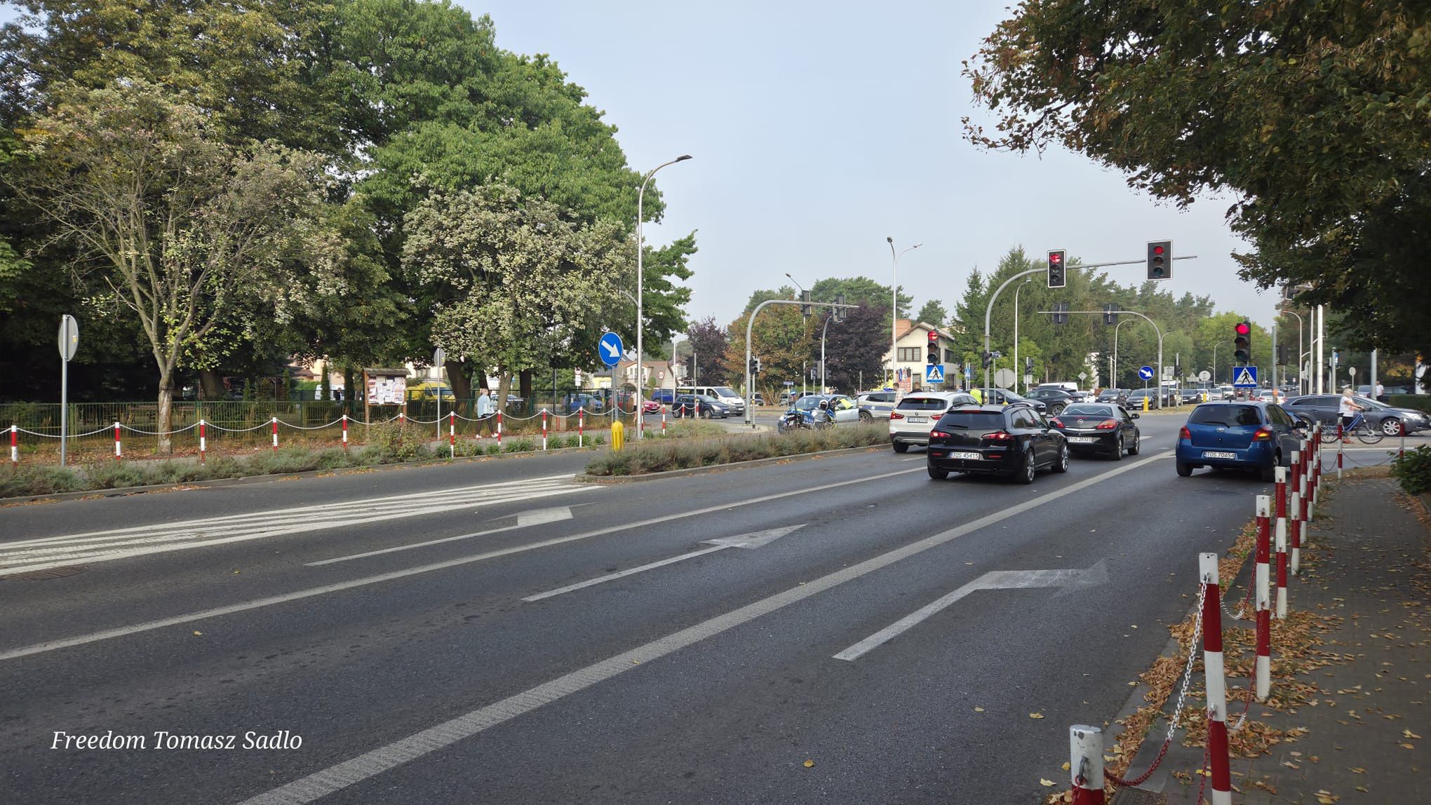 Wypadek na skrzyżowaniu Żeromskiego z Sienkiewicza